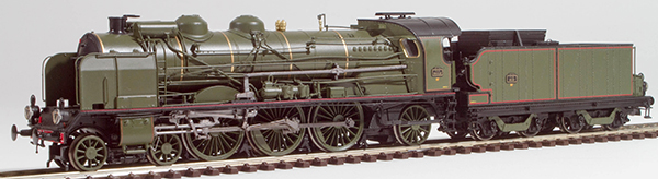 REE Modeles MB-032S - French Steam Locomotive 231 D 52 of the PLM (DCC Sound Decoder & Smoke)